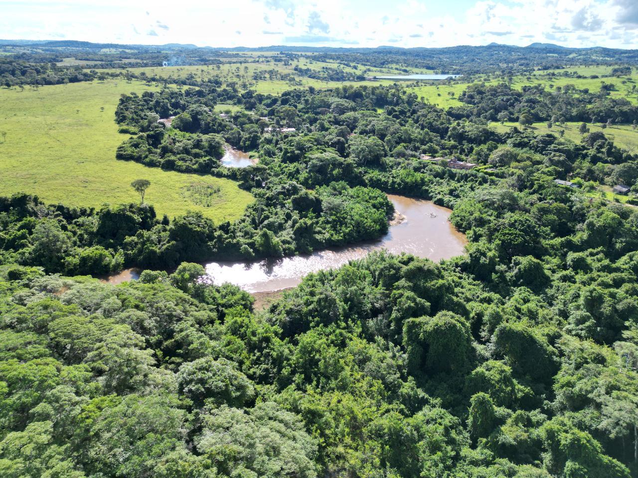 Vista aérea do condomínio